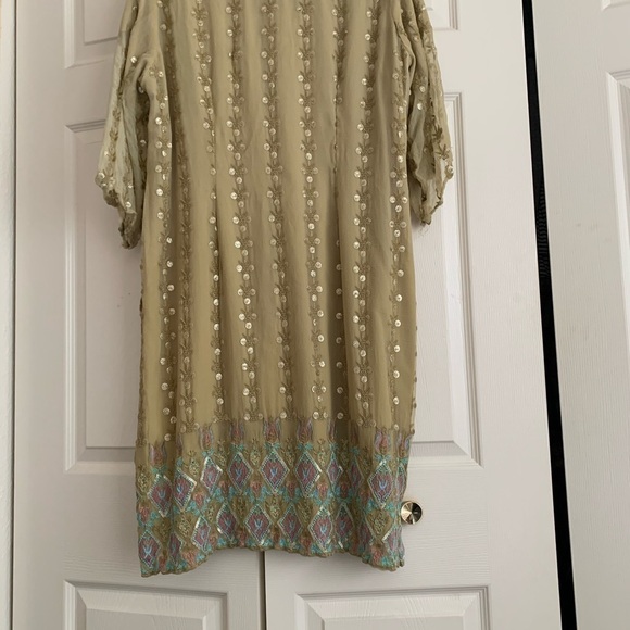 Indian Boho saree tunic kaftan - Picture 7 of 10